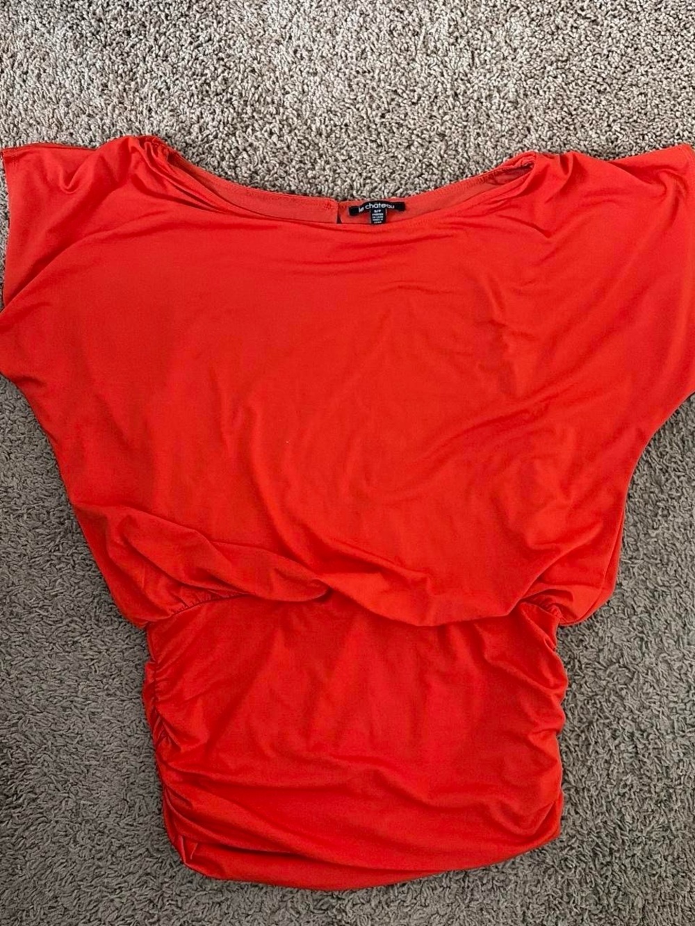 le château Off the Shoulder Slouchy   Top